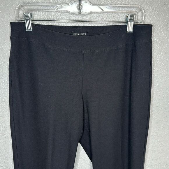 EILEEN FISHER Women's Dark Gray Pull-On Ankle Pants Size Small - Picture 3 of 7